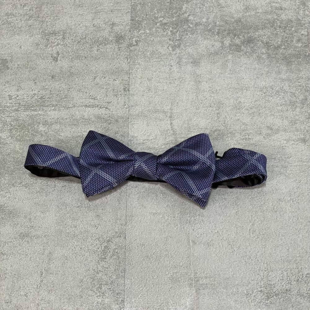 ALFANI Men's Blue Printed Adjustable Bow Tie SZ OS
